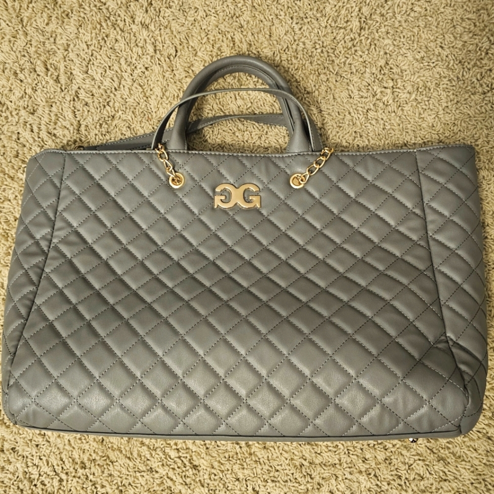 Gilda Paris Large Quilted Tote Bag NWOT